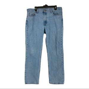 George Size 36x30 Straight Relaxed Fit Blue Jeans